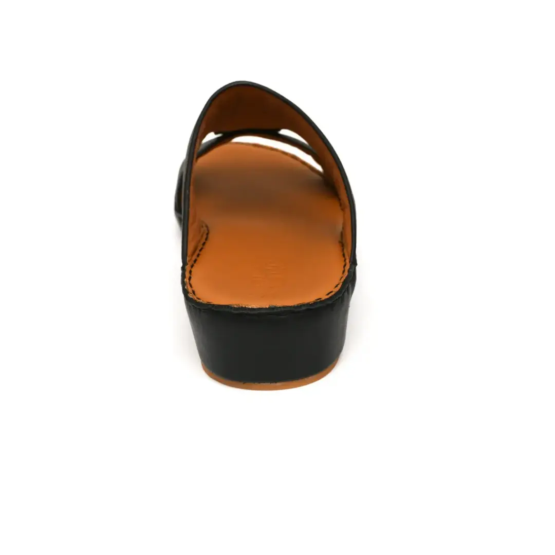 Saffiano Leather Arabic Slippers